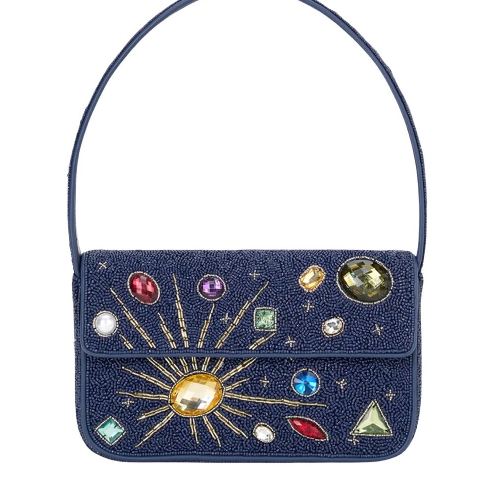 Tommy Beaded Bag Navy Celestial